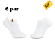 iZ Sock 6pak sports ankelstrømper i hvid m.bomuld ( NY KOLLEKTION )